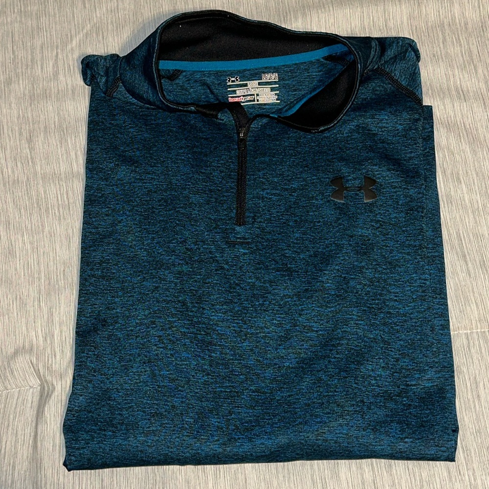 Under Armour Men’s 1/4 Zip - Blue/Marble - Size Large